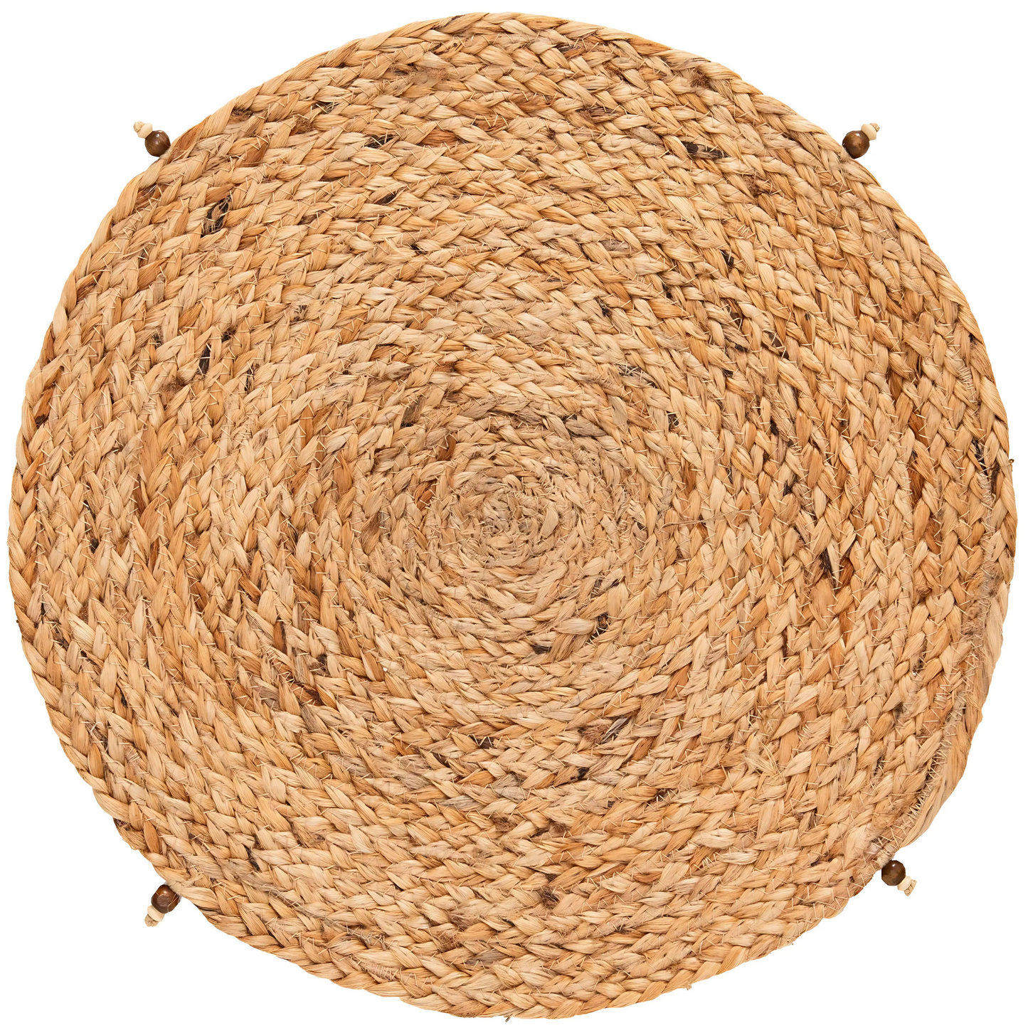 Jogo Americano Harmandir redondo de 38cm, em material (preencher material), com estampa inspirada na cultura indiana.