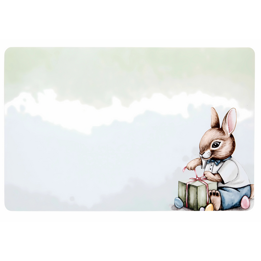 Kit de Jogo Americano Giardino Easter (4 peças), 45cm, com estampa temática de Páscoa.