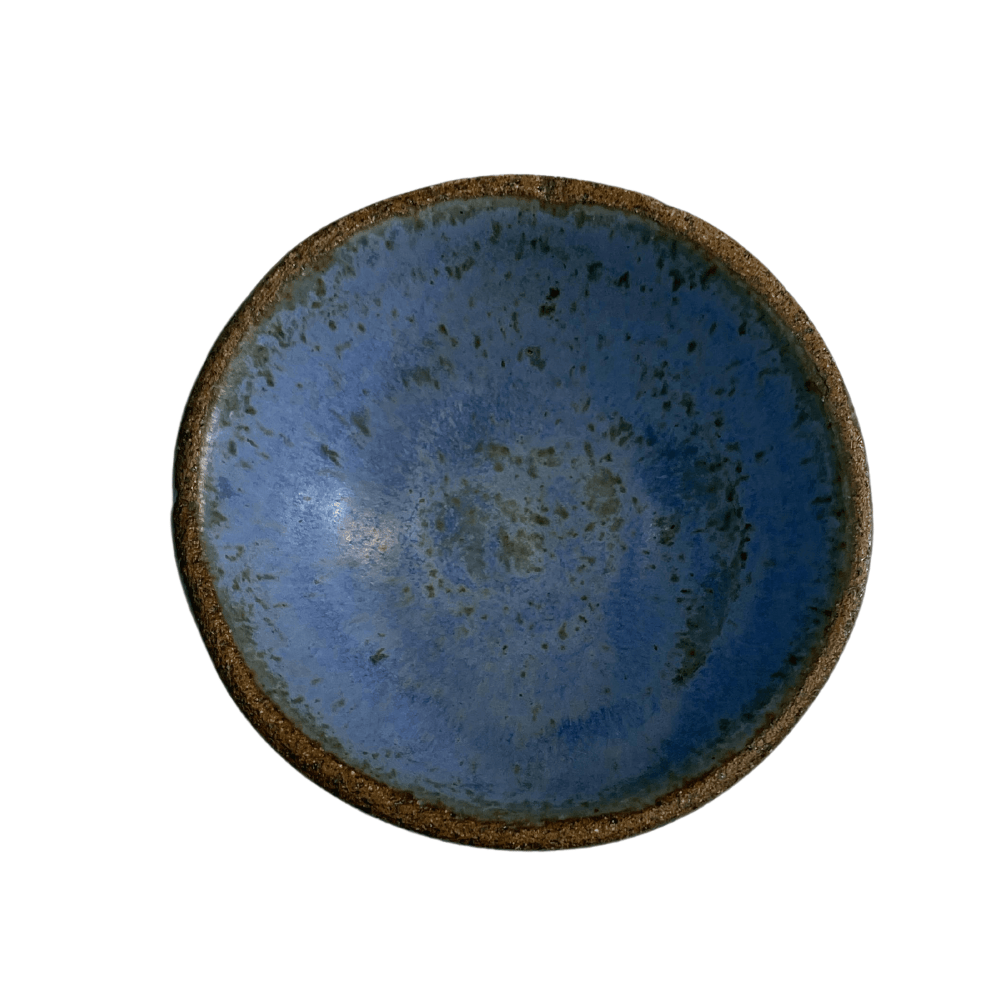 Mini Bowl de Cerâmica Artesanal (80ml) na cor Azul Fosco, ideal para molhos.