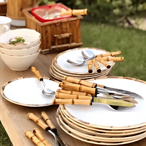 Prato Raso - Melamina Bambu