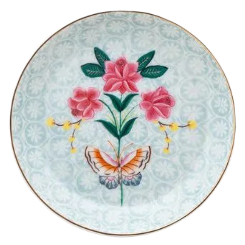 Tea Tip - Blushing Birds White - 9cm