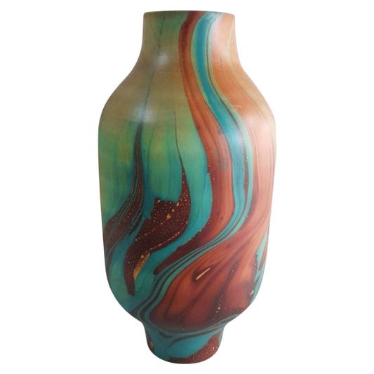 Vaso Decorativo de Madeira - Finny M