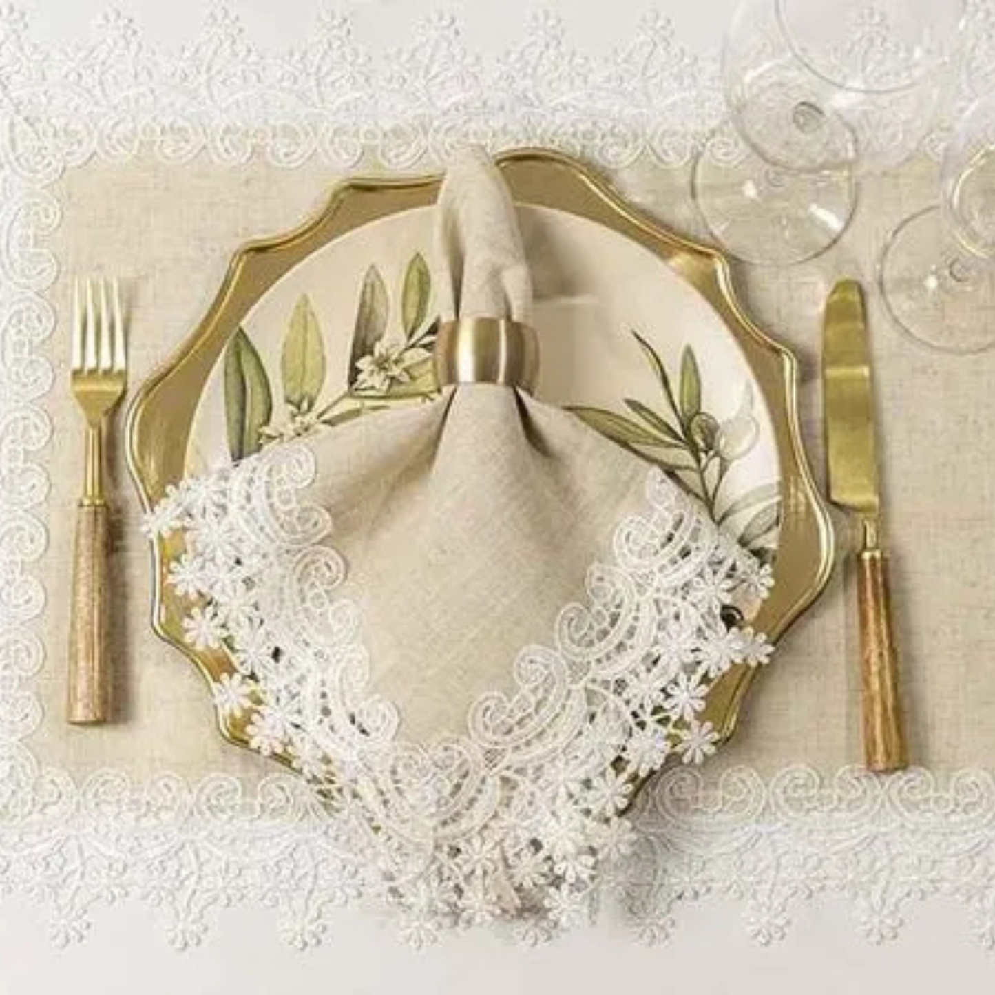 Guardanapo - Anima Champagne Light - 45cm