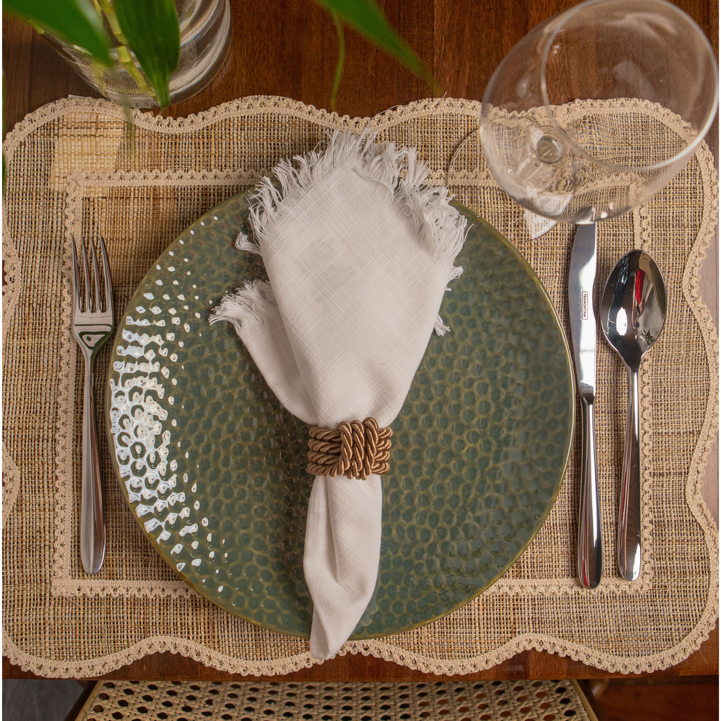 Guardanapo - Franja Coloratta Branco