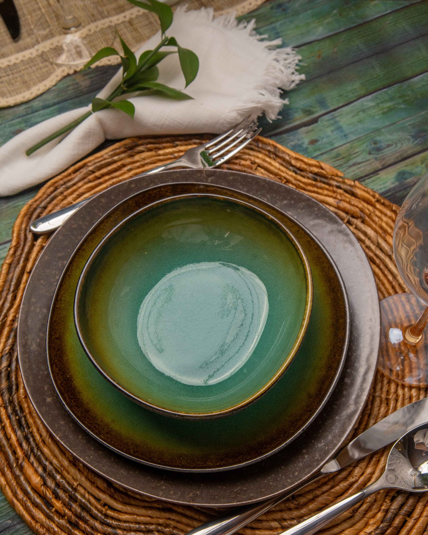 Prato de Sobremesa - Karma Amazon - 23cm