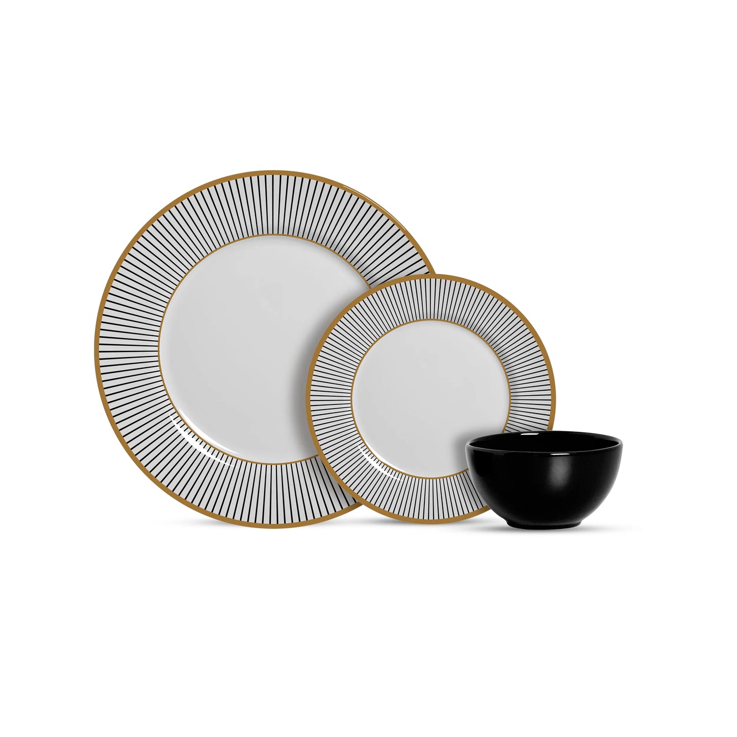 Prato Raso -  Ritz Preto - 28,5cm