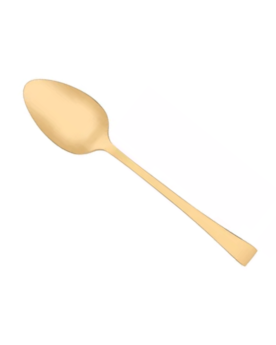 Conjunto 6 Colheres de Sobremesa - Aço Inox Berna Dourado