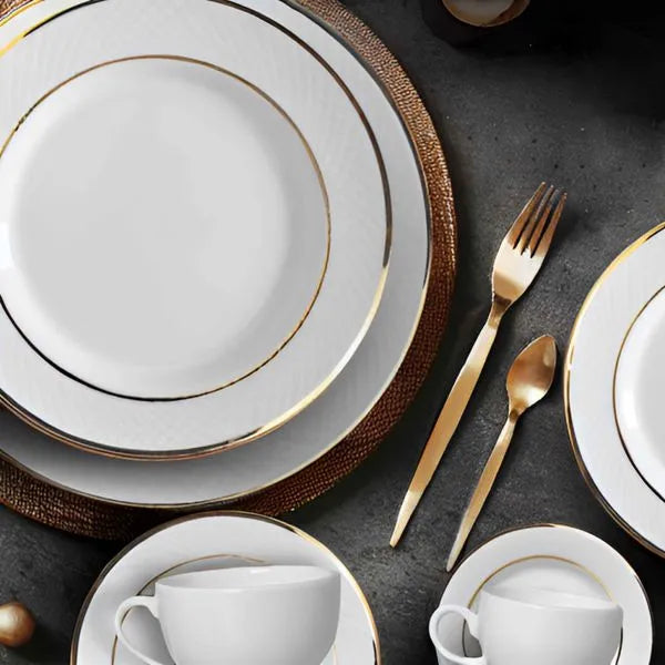Xícara de Chá c/ Pires - Split Gold