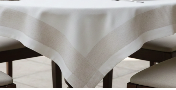 Toalha de Mesa Duo em Linho | 160 x 220cm