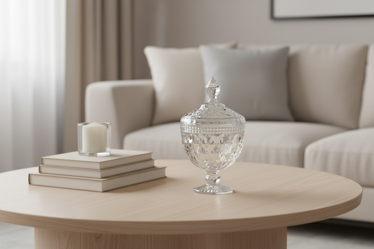 Potiche Cristal Diamond - Sala de Estar