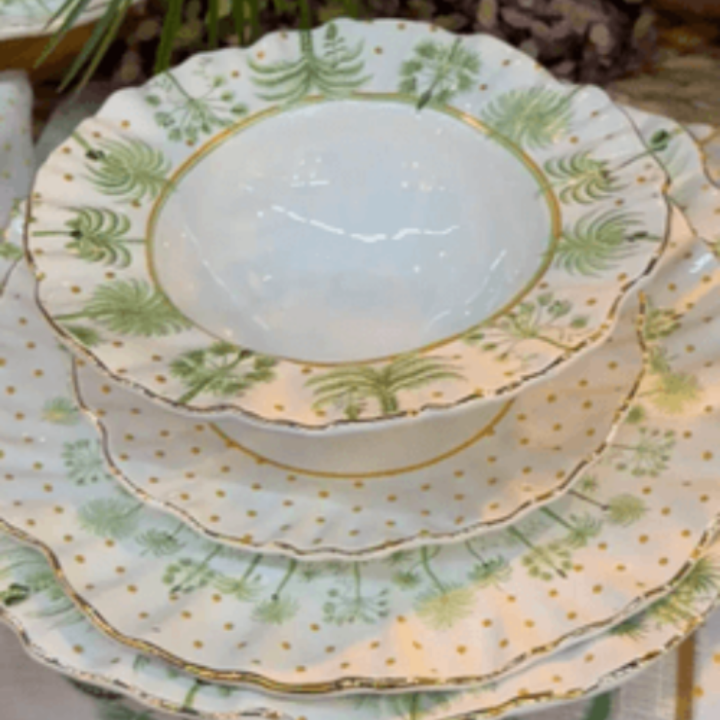 Prato Fundo - Petir Poa Tropicalle Verde - 22,5cm