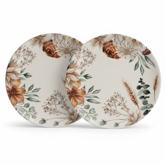 Set 2 Pratos Dorath - Fundo Branco