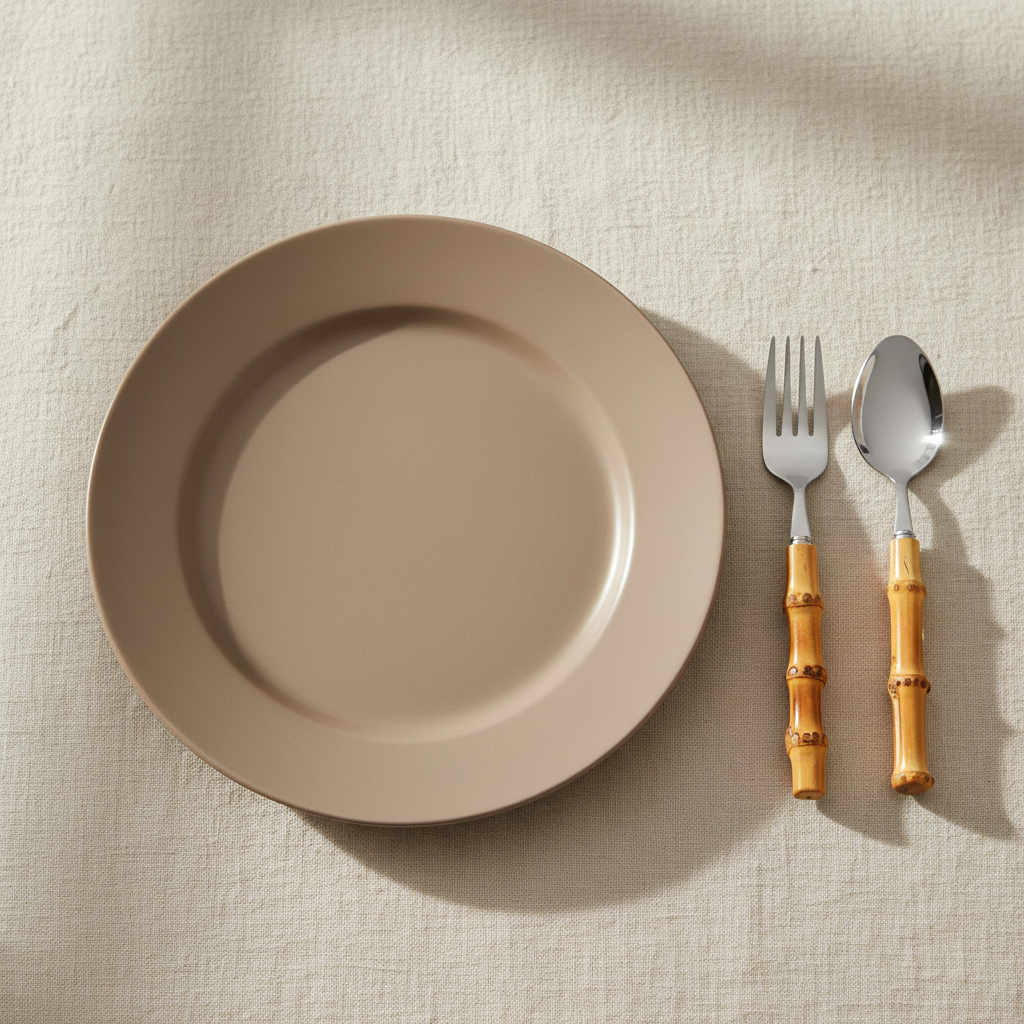 Sousplat Taupe - Close Mesa