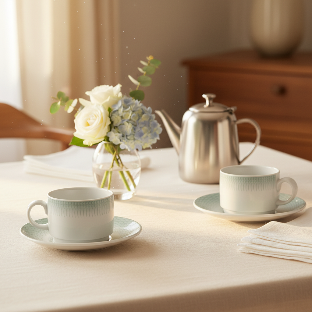 Xícaras Venezia – Mesa de Café e Chá